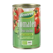 Rajcica komadici s bosiljkom u konzervi BIO Dennree 400g