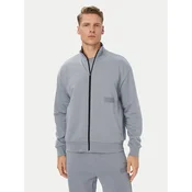 BOSS Majica dugih rukava 50564104 Siva Relaxed Fit