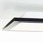 Brilliant Briston LED plošča, črna CCT 3.000 K - 6.500 K - Dnevna soba/jedilnica - Sodobni - črna, bela - Kovina