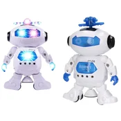 INTERAKTYWNY Tańczšcy ROBOT dla Dzieci ŚWIATŁO DŹWIĘK Obrotowy 360°