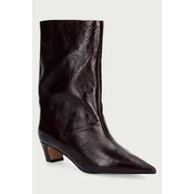 Steve Madden gležnarski čevlji z nizko peto ženski usnjeni Lytton