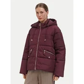 Liu Jo Zimska jakna TF6006 TS62A Bordo rdeča Regular Fit