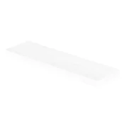 Songmics Stenska polica 20x80x38 cm bela