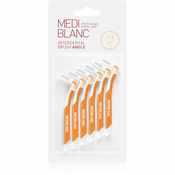 MEDIBLANC Interdental Pick-brush Angle medzobna ščetka 6 ks 0,7 mm Yellow 6 kos