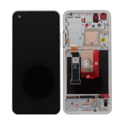 Asus Zenfone 10 AI2302 - LCD zaslon + steklo na dotik + okvir (Comet White) - B90AI00M2-R20010 Genuine Service Pack