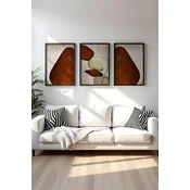 Wallity Uokvirena slika Huhu469S, 20x30 cm, 3 dijela