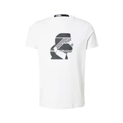 Karl Lagerfeld Majica bazaltno siva/črna/bela