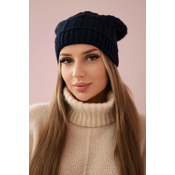 Kesi Cap with fleece Marta K231 navy blue