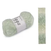 Pletena preja Igga 100 g - (001) zelena barva.