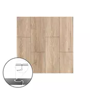 Leziter Adler Oak Vinyl SPC Talne obloge z vezanim lesom