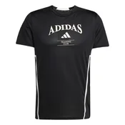 ADIDAS PERFORMANCE Funkcionalna majica Designed For Training Legacy črna/bela