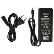 Polnilec za električna kolesa, 36V/42V/2.2A/priključek 5.5mm x 2.1mm