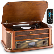 Auna BELLE EPOQUE 1908 DAB, RETRO STEREO SET, GRAMOFON, DAB+