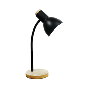 Zuma Line SM-W02-BL - Stona lampa 1xE27/40W/230V crna/hrast