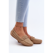 Boto Womens Black Lattice Loafers Rasirna