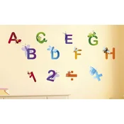 Stenske nalepke ABECEDA WS024 - ABECEDA WS024