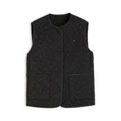 TOMMY HILFIGER Brezrokavnik črna