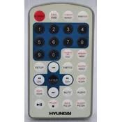 General HYUNDAI PDXD392, PDP930SU - compatible General-branded remote control