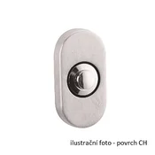 TIPKA ZA ZVONC DVOJNA F510 (CH-SAT - mat krom), Twin CH-SAT (krom mat)