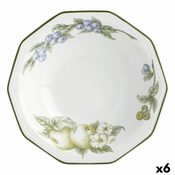 Duboki Tanjur Churchill Victorian Orchard Keramika Porcelana trauki (O 20,5 cm) (6 kom.)