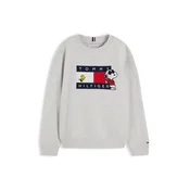 TOMMY HILFIGER Majica Peanuts mornarska / svetlo siva / rdeča / bela