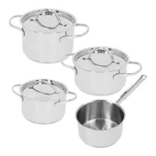 7-piece mini saucepan set, stainless steel, Mini 3 - Demeyere
