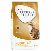 Concept for Life Indoor Cats - izboljšana receptura! - Varčno pakiranje: 2x10 kg
