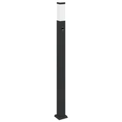 Vidaxl Stebriček s senzorjem 110 cm črne barve IP44