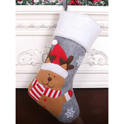 Božična dekoracija: nogavice OREY sive 3