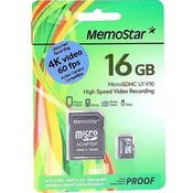Micro SD 16GB V10 4K MemoStar