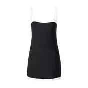 Abercrombie & Fitch Športna obleka SCULPTLUX SWEETHEART  črna / bela