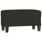 Vidaxl Klop črna 70x35x41 cm blago