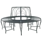 Klupa pod drvetom 8-Broj sjedala O 160 x 89 cm Celik