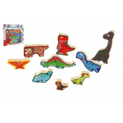 Playgo Sestavljanka/Puzzle board dinozavri 20x14cm 24m+