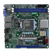 ASRock Rack ASRock Workstation motherboard C246 WSI, 1 x SKT LGA1151, Intel E-2000, C246, 2xDIMM, SATA, NVMe, 1xM.2, 2xGbE, Audio (C246 WSI)