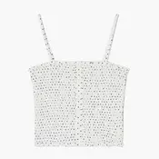 Cropp - Top s pikami - bela
