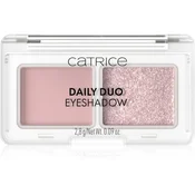 Catrice Daily Duo Eyeshadow duo senčila za oči odtenek 020 On The Go Rosé 2.8 g