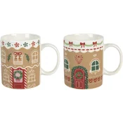 Gastro Božična porcelanasta skodelica Medena hišica 340 ml, različni motivi
