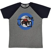 The Jam Vintage Logo Raglan Grey & Navy Blue M Majica