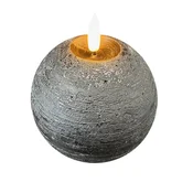 STERNTALER LED sveča, črna, višina 11 cm, krogla, baterija - Razno