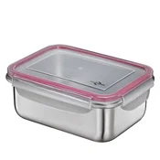 shumee Kuchenprofi škatla za malico, 1,8 l, 16 x 22 x 8,5 cm, nerjaveče jeklo/plastika