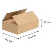 TRANSPORTNA KARTONSKA ŠKATLA PETSLOJNA 234x184x168mm