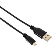 HAMA USB 2.0 priključni kabel, vtič A - mini B (B8 pin), 0,75 m, črn