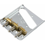 Fender 3-Saddle American Vintage Telecaster Bridge Assembly with mjed / mesing Saddles Chrome