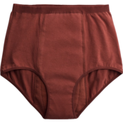 High Waist Periodenslip Medium Flow Rostrot - M