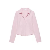 Pull&Bear Bluza siva/roza