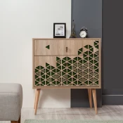 Hanah Home Komoda Trio 80x90x40cm Hrast