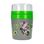 Lonček za mislije Dino World Action World - sivo-zelen - 500 ml