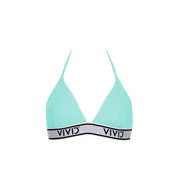 VIVID Bikini zgornji del voda/črna/bela