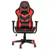 GCN MARVO Scorpion gejmerska stolica - crna/crvena CH-106 RD